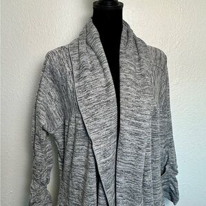 Athleta Women's Light Gray Open Cardigan